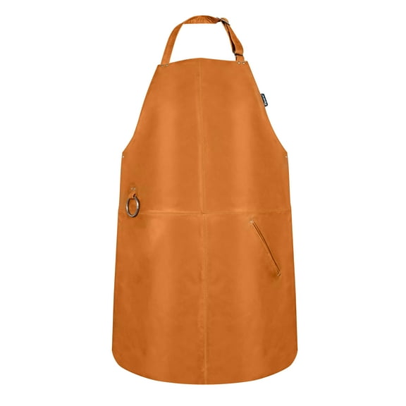 Riparo Leather BBQ Kitchen Apron for Men Women with towel ring and pocket - Kitchen Apron - BBQ Apron - Cooking Apron - Butchers Apron - Barista Apron - Work Shop Leather Apron - Grilling Apron