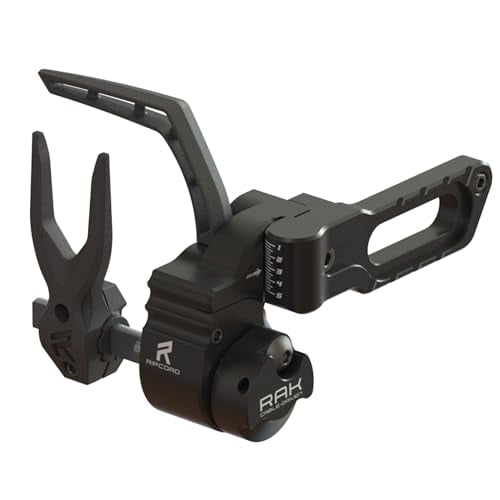 Ripcord RAK IMS Non-Micro LH Arrow Rest, Cable-Driven, Ratcheting, Speed Set Technology, Dovetail Mount, Black (RC12220X01-L)