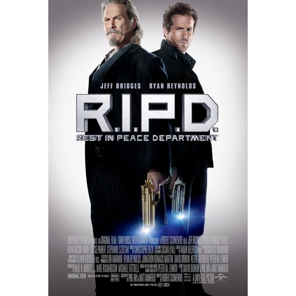 Ripd R.I.P.D. Movie Poster 24inch x 36inch Poster 24x36 Multi-Color Square Adults Poster Time