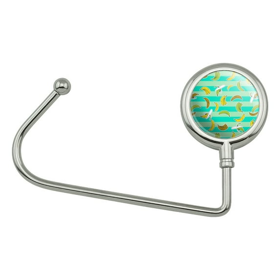 Ripe Bananas Pattern Purse Bag Hanger Holder Hook