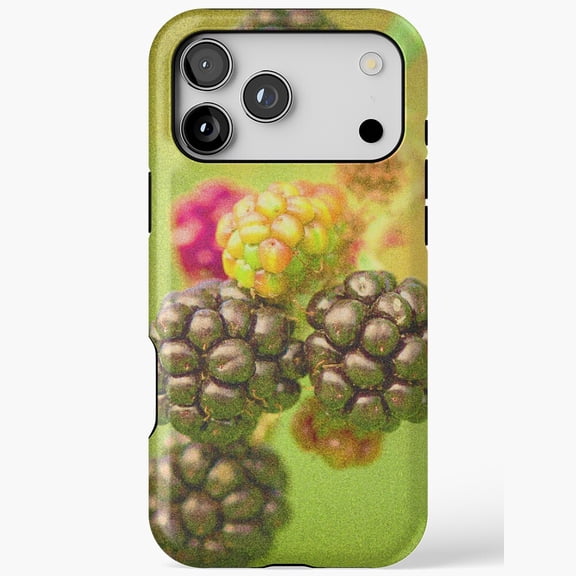 Ripe Blackberries Nature for iPhone Case 11 through 17 Pro Max