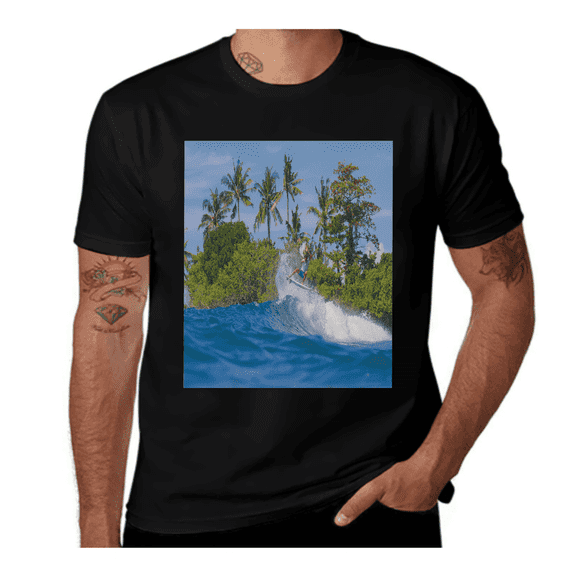 Ripe Guava Fruits Leaf-Tropical-Yellow-Green-Pale Pink- Casual Streetwea Everyday Tshirt Comfortable Wear tee shirt