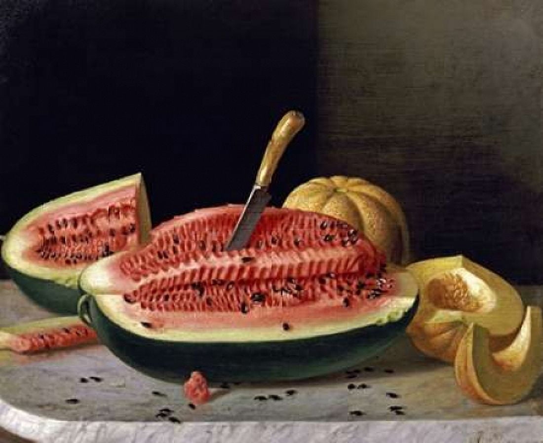 Ripe Melons Canvas Art - John F Francis (24 x 30)