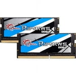 G.Skill Ripjaws Series 16GB (2 x 8G) 260-Pin DDR4 SO-DIMM DDR4 2400 (PC4 19200) Laptop Memory Model F4-2400C16D-16GRS