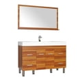 thumbnail image 1 of Ripley 47" Single Modern Bathroom Vanity in Cherry without Mirror, 1 of 5