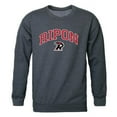 thumbnail image 1 of Ripon College Red Hawks Campus Crewneck Sweatshirt, Heather Charcoal - Medium, 1 of 1