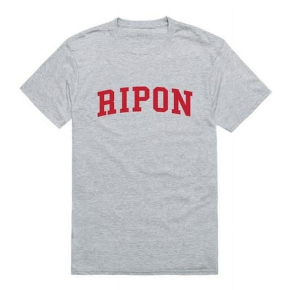 Ripon College Red Hawks Game Day T-Shirt, Heather Grey - 2XL