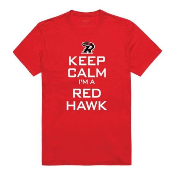 Ripon College Red Hawks Keep Calm T-Shirt, Red - Small