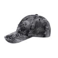 thumbnail image 1 of Ripped Denim Baseball Cap for Men Vintage Sun Protection Snapback Hats Mens Trendy Washed Solid Color Adjustable Hiking Fishing Ponytail Hat, 1 of 3