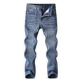thumbnail image 1 of Ripped Denim Jeans for Boys Boy's Skinny Fit Distressed Blue Pants for Kids Back to School Clothes Teen 13-14 Years Pants Boys, 1 of 8