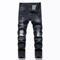 thumbnail image 1 of Ripped Denim Jeans for Boys Boy's Skinny Fit Distressed Boys Jeans Back to School Clothes for Boys Boys Size 6-7 Years Jeans, 1 of 7