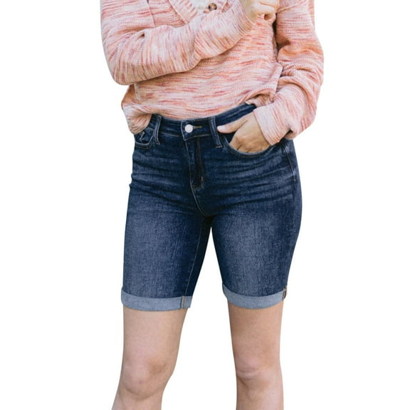Ripped Jeans Shorts for Women Summer Fashion Slim Curly Edge Jeans Baggy Dressy Casual Womens Jorts with Pockets S-2XL