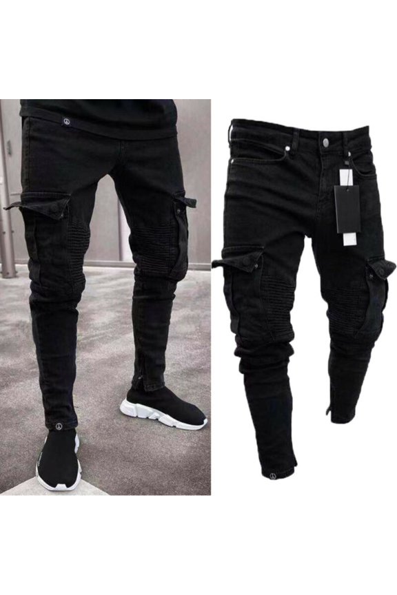 Ripped Slim Spring Hole Thin Skinny Jeans