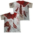thumbnail image 1 of Rippied Zombie (Front - Back Print) - Youth Short Sleeve Shirt - Small, 1 of 2