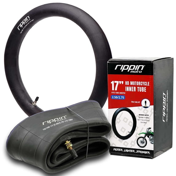 Rippin Moto, Motorcycle Inner Tube, 70/100-17, Heavy Duty 3mm - Walmart.com