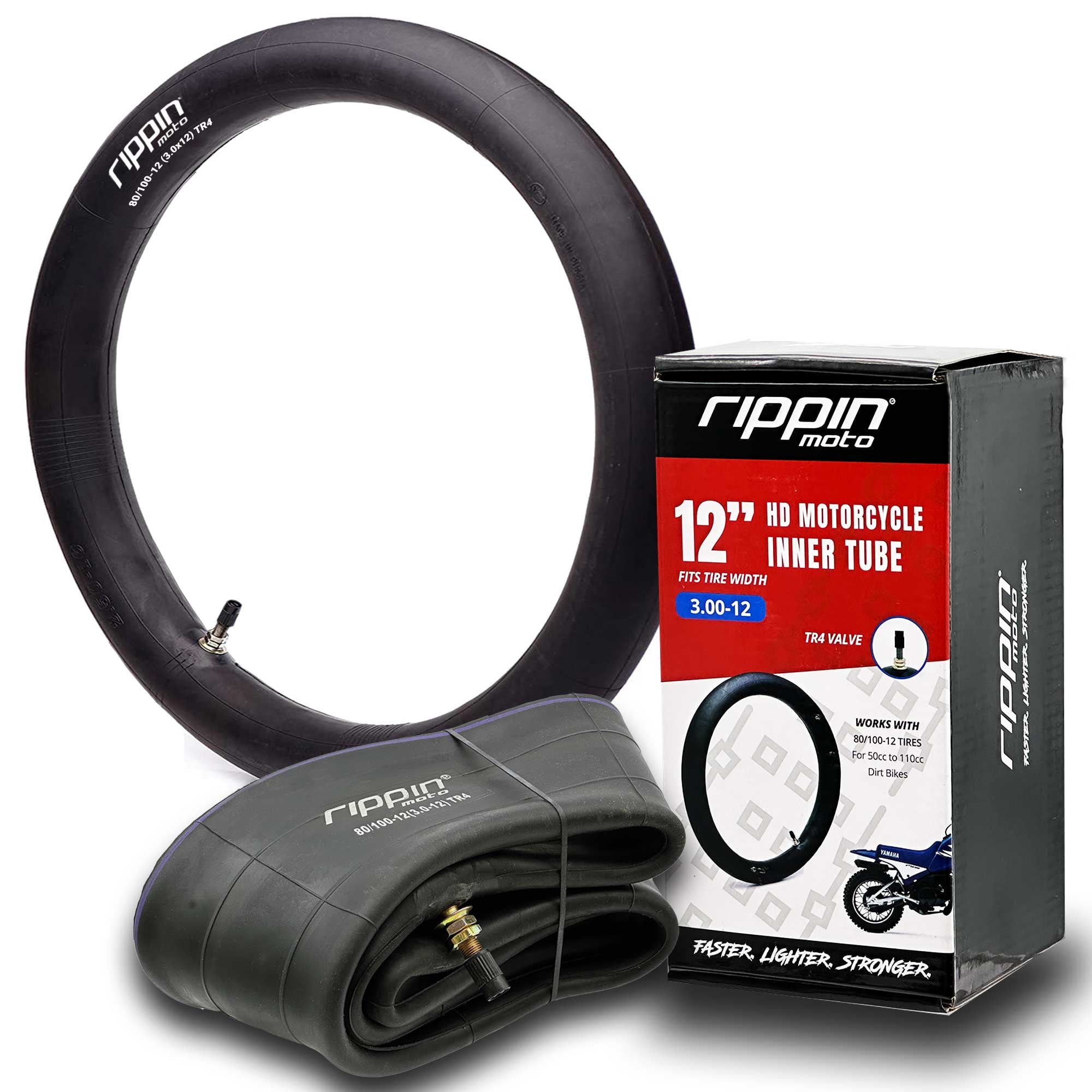 Rippin Moto 80/100-12 (3.0-12) Heavy Duty Inner Tube 3mm Thick