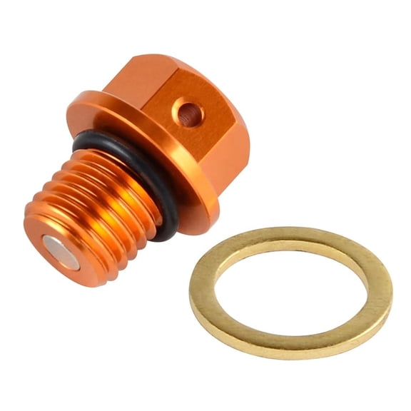 Rippin Moto Mag Pro Oil Drain Plug-Orange