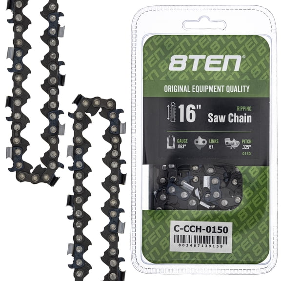 Ripping Chainsaw Chain 16 inch .063 .325 67DL for Stihl MS 261 290 361 390 810-CCC2372H