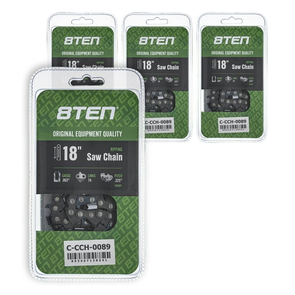 Ripping Chainsaw Chain 18 inch .063 .325 74DL for Stihl MS260 MS390 MS360 4 Pack 810-CCC2201H