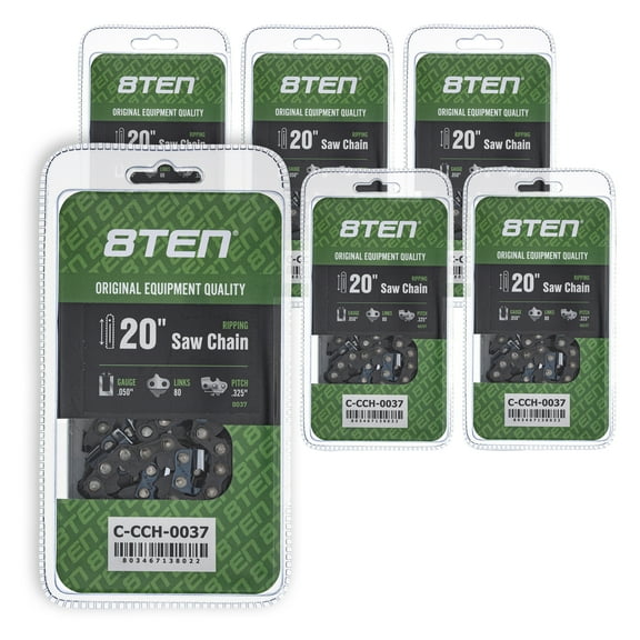 Ripping Chainsaw Chain 20 inch .050 .325 80DL for Husqvarna Jonsered 6 Pack 810-CCC2259H