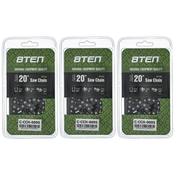 Ripping Chainsaw Chain 20 inch .063 .325 81DL for Stihl MS 260 270 271 3 Pack 810-CCC2217H