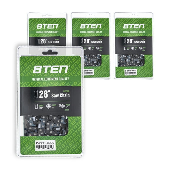 Ripping Chainsaw Chain 28 inch .050 3/8 91DL for Stihl MS440 MS660 MS460 4 Pack 810-CCC2212H