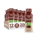 thumbnail image 1 of Ripple Chocolate Vegan Protein Shake, Shelf Stable, 12 fl oz, 12 Pack, 1 of 7