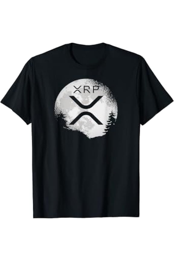 Ripple Coin Xrp Ledger Moon Cryptocurrency Bull Market T-Shirt
