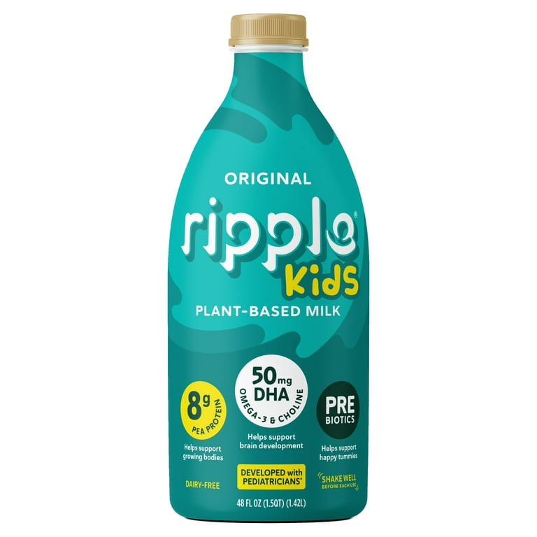 Ripple Kids Original Dairy-Free Plant-Based Milk, 48 fl oz