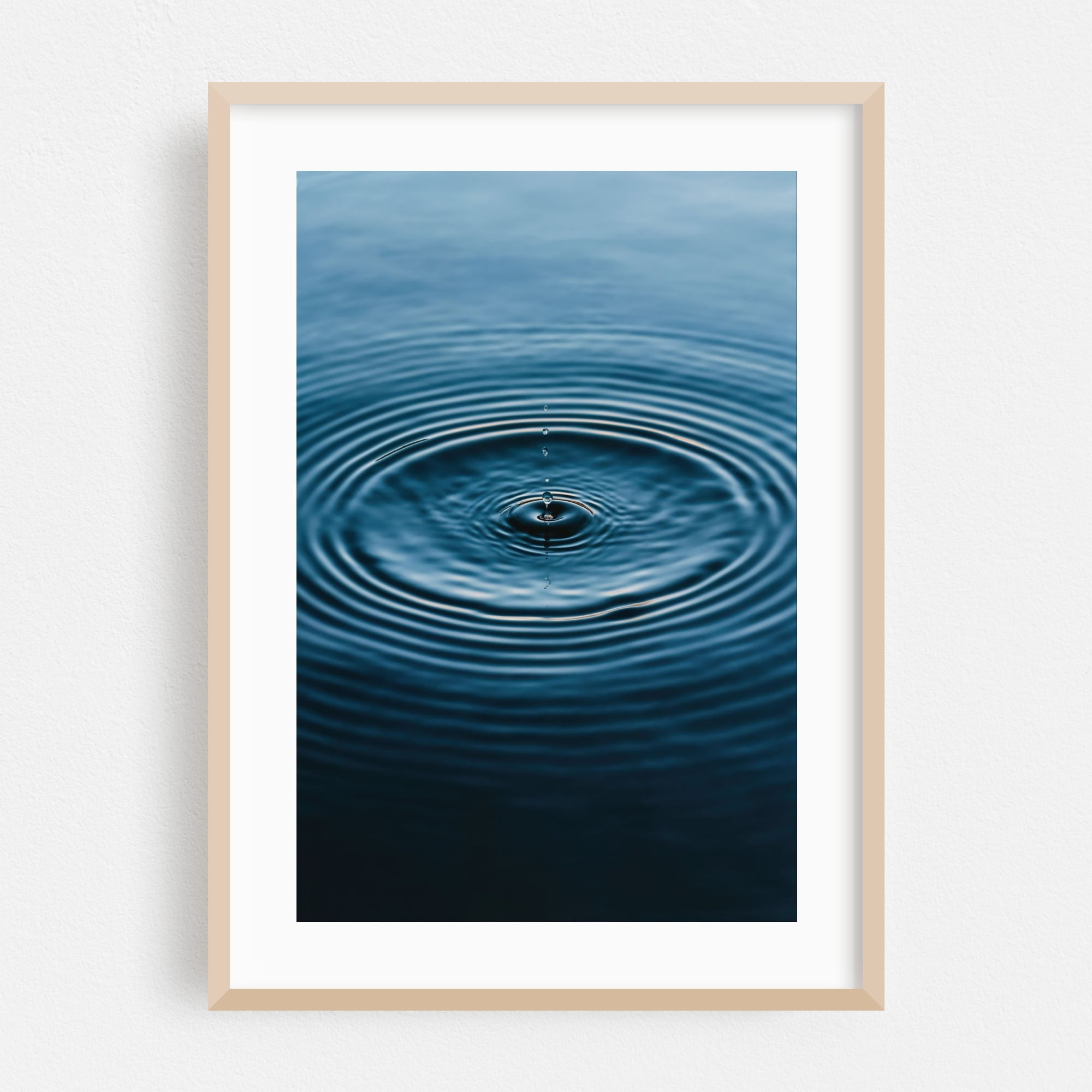 Ripple Effect in Water - Photography Minimalist Nature Abstract Oak ...