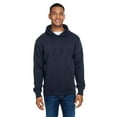 thumbnail image 1 of Ripple Fleece Pulllover Hooded Sweatshirt - NAVY - L, 1 of 2