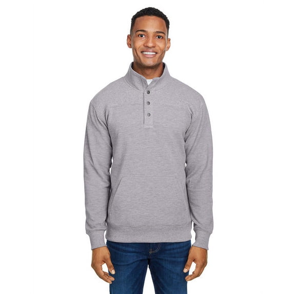 Ripple Fleece Snap Pullover - OXFORD - 2XL