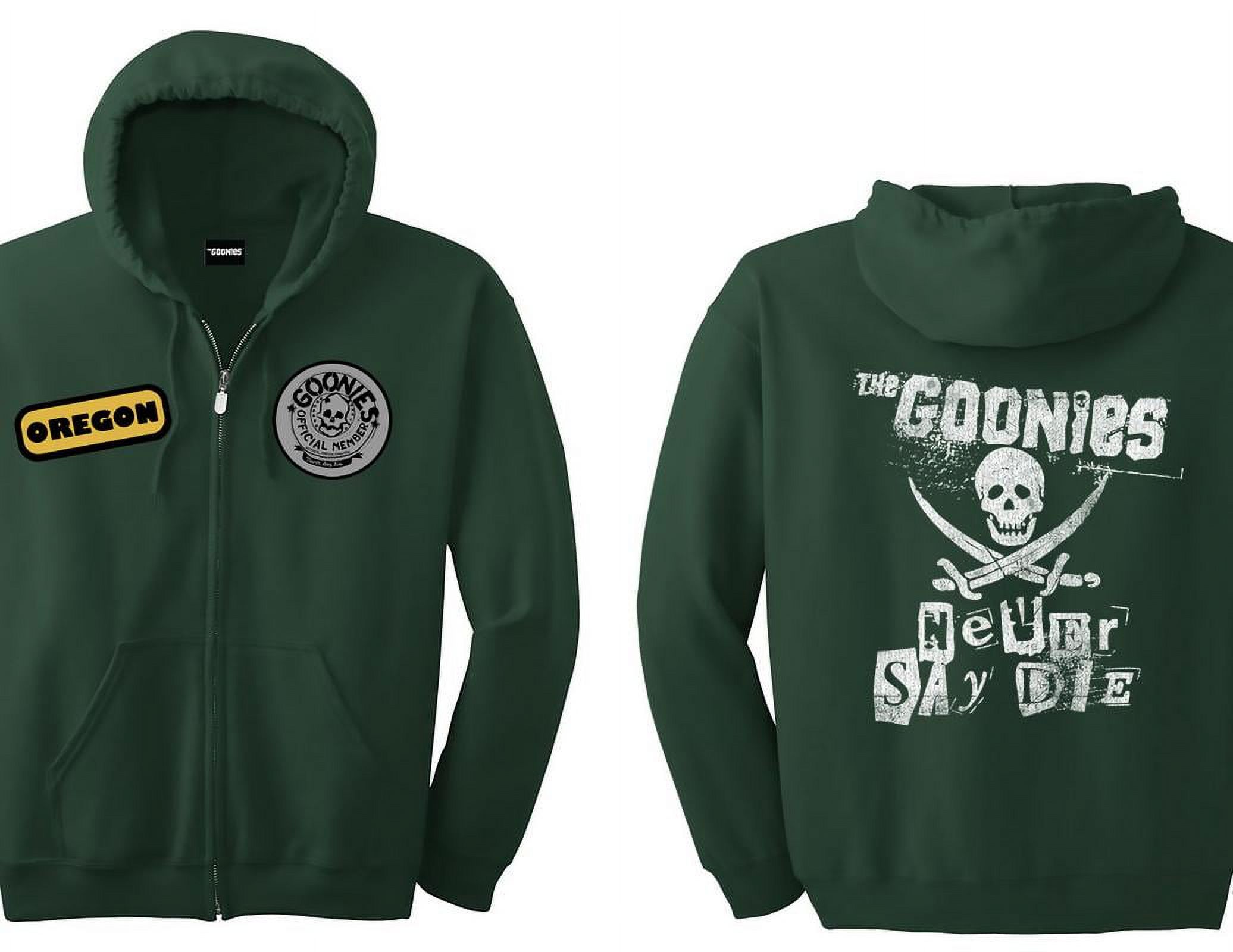 Ripple Junction Goonies Adult Goonies Never Say Die Zip Hoodie Green