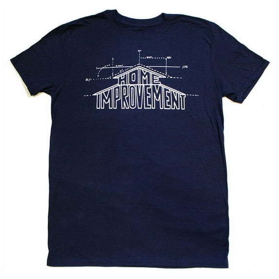 Ripple Junction Home Improvement Logo Men's Navy T-Shirt - Small Male