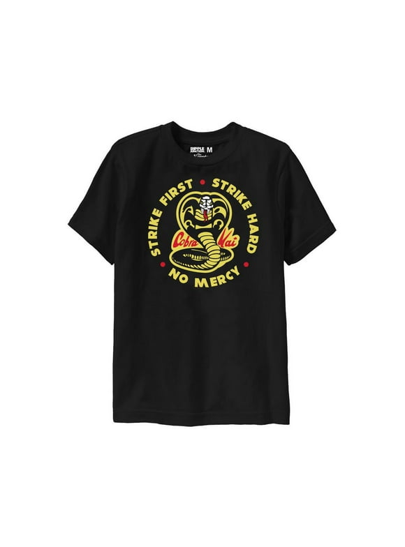 Ripple Junction Karate Kid Youth Cobra Kai Crew T-Shirt Black