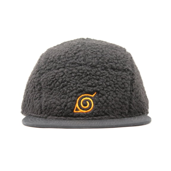 Naruto Shippuden Adult Flat Bill Sherpa Hat Konohagakure Symbol Anime Officially Licensed One Size