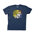 thumbnail image 1 of Ripple Junction Schoolhouse Rock Adult I'm Just a Bill Circle Crew T-Shirt Heather Navy, 1 of 2