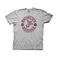 thumbnail image 1 of Ripple Junction The Office Adult Unisex Woodblock Shrute Farms Light Weight Crew T-Shirt 2XL Heather Grey, 1 of 2