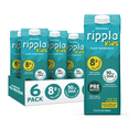 thumbnail image 1 of Ripple Kids Non-Dairy Milk l 8g Pea Protein l Shelf-Stable l Vegan, Plant Based l DHA l Prebiotics (32 Fl Oz (Pack of 6), Kids Original), 1 of 6