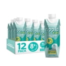 Ripple Kids Unsweetened Non-Dairy Milk, 8g Pea Protein, Shelf-Stable, Single Serve Cartons, Plant Based (8 Fl Oz (Pack of 12), Unsweetened)