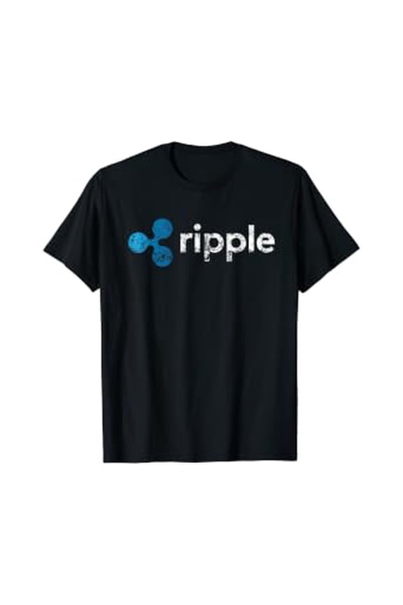 Ripple Logo Crypto Xrp Coin T-Shirt Cryptocurrencies Tee