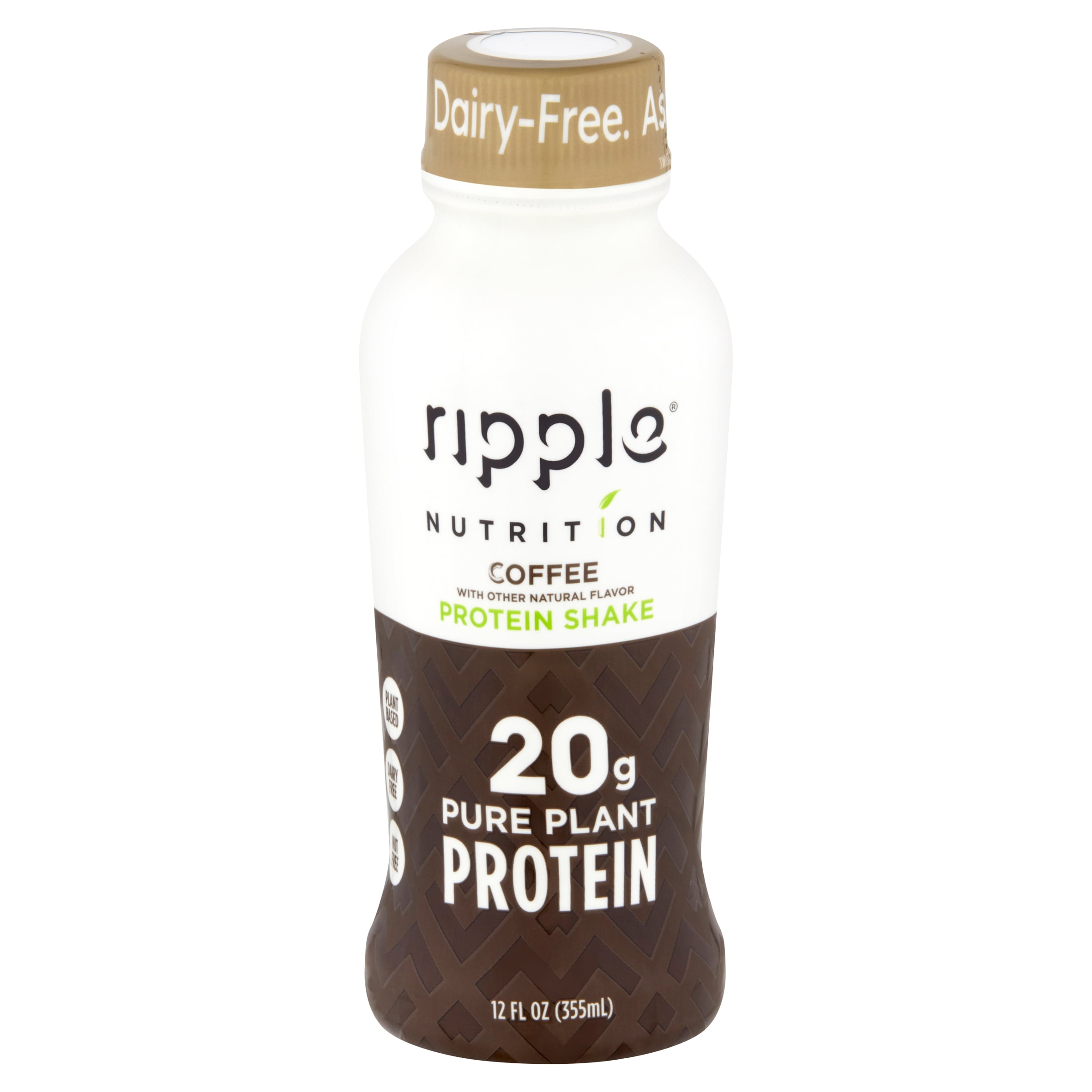 Ripple Nutrition Coffee Protein Shake, 12 fl oz, 12 Ct