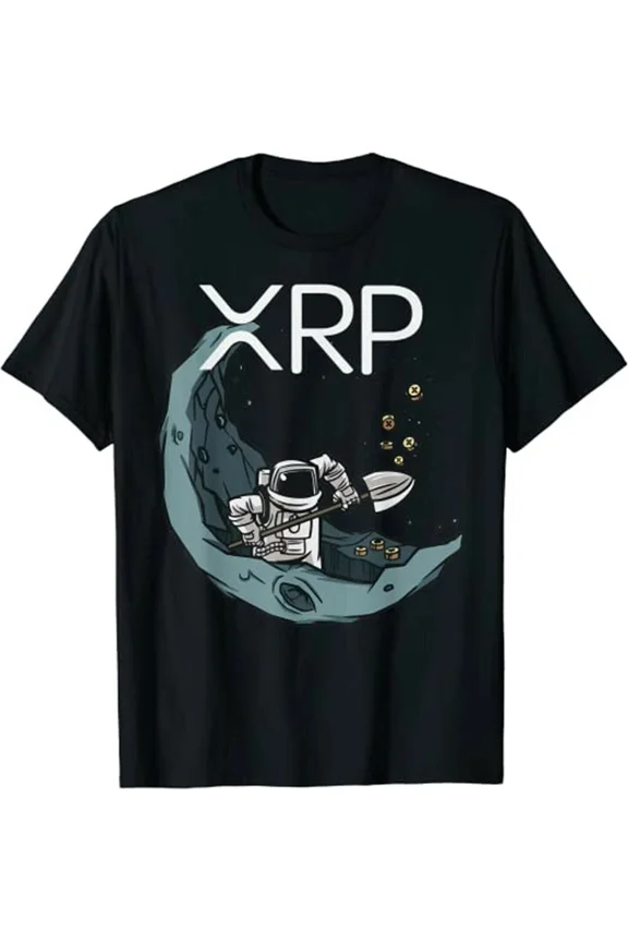 Ripple XRP Coin Bullrun Moon Crypto Cryptocurrency Investor T-Shirt