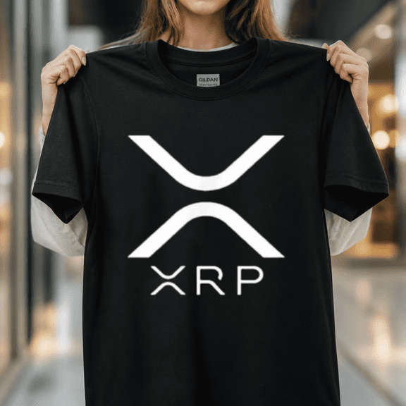 Ripple XRP Moon Cryptocurrency Crypto Investor Trader Logo Unisex T-Shirt, S - 5XL