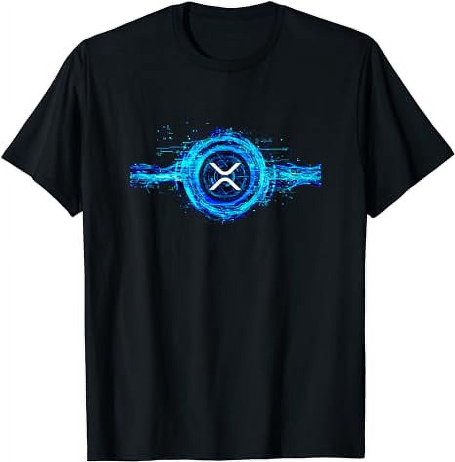 Unisex Crypto Enthusiast Shirt XRP Ripple Crypto T-Shirt - X & XRP Logo  Unisex Shirt For Cryptocurrency Fans XRP T-shirt