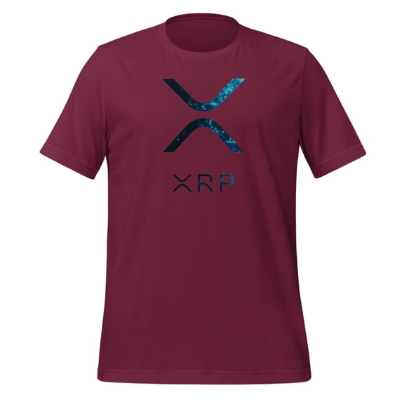 Ripple Xrp Shirt Xrp Tshirt XRP Ripple Shirt Ripple Crypto Shirt XRP Crypto Shirt (Maroon, 2XL)