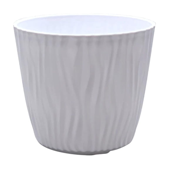 Rippled Circular Flower Pot Large Size,Potted Home Gardening Balcony Container