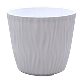 Rippled Circular Flower Pot Large Size,Potted Home Gardening Balcony Container