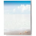 Ripples Beach Theme Paper Stationery, Border Paper, Letterhead 8.5 x 11