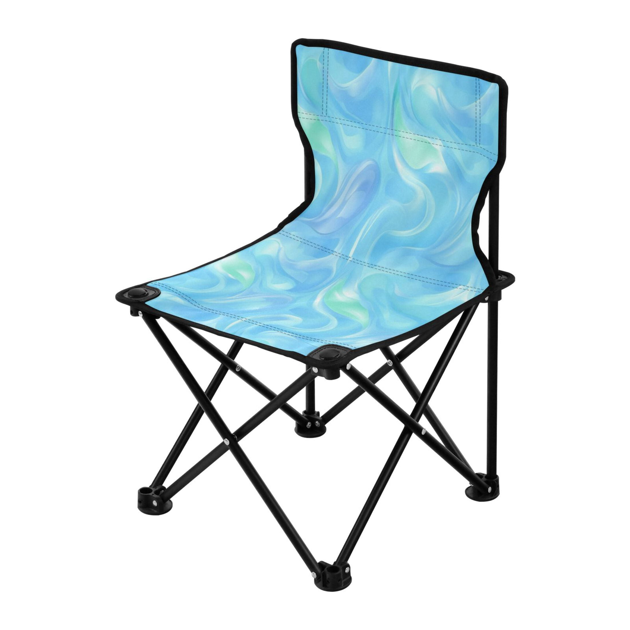 Ripples Kids Camping Chairs Folding Chair for Children 14.5x14.5in 600D Oxford Fabric 220lb Capacity